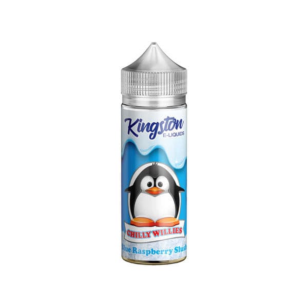 made by: Kingston price:£7.00 Kingston Chilly Willies 120ml Shortfill 0mg (70VG/30PG) next day delivery at Vape Street UK
