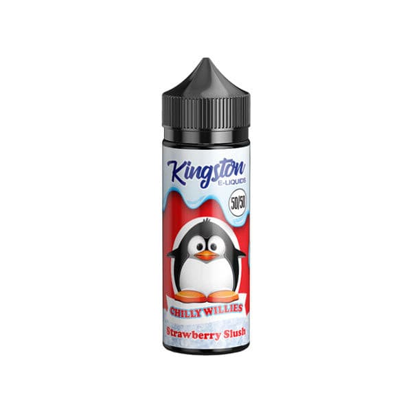 made by: Kingston price:£7.00 Kingston Chilly Willies 120ml Shortfill 0mg (50VG/50PG) next day delivery at Vape Street UK