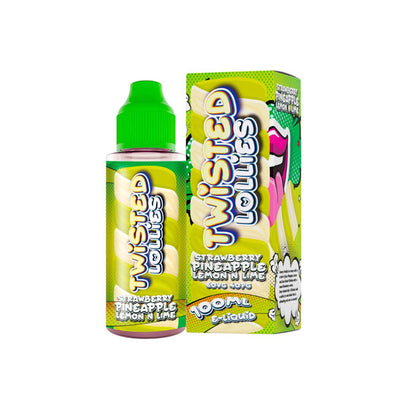 made by: Twisted Lollies price:£12.50 Twisted Lollies 100ml Shortfill 0mg (60VG/40PG) next day delivery at Vape Street UK