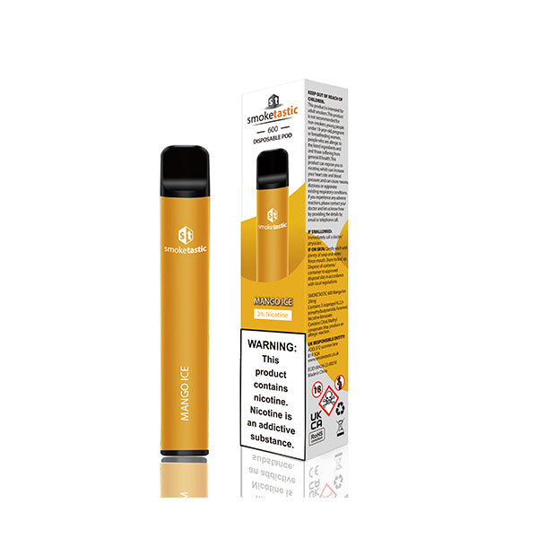 made by: Smoketastic price:£4.14 20mg Smoketastic ST600 Bar Disposable Vape Device 600 Puffs next day delivery at Vape Street UK