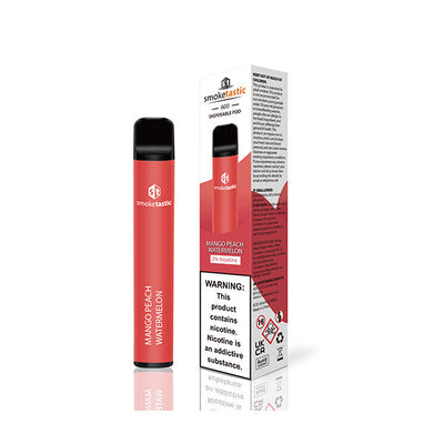 made by: Smoketastic price:£4.14 0mg Smoketastic ST600 Bar Disposable Vape Device 600 Puffs next day delivery at Vape Street UK