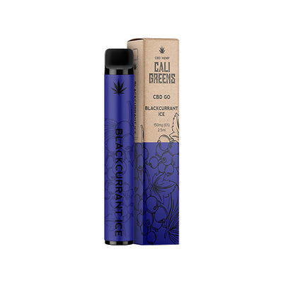 made by: Cali Greens price:£12.60 Cali Greens CBD GO 150mg CBD Disposable Vape Pen next day delivery at Vape Street UK