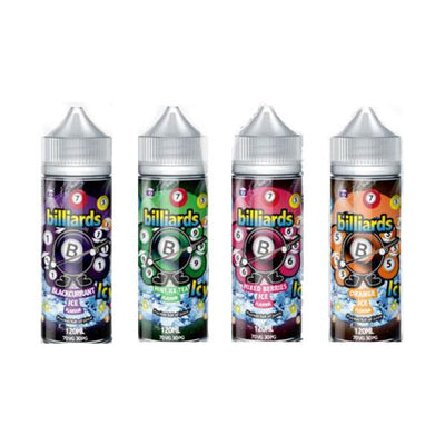 made by: Billiards price:£8.65 Billiards Icy 0mg 100ml Shortfill (70VG/30PG) next day delivery at Vape Street UK