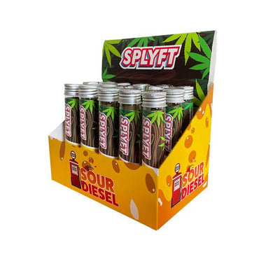made by: SPLYFT price:£6.30 SPLYFT Cannabis Terpene Infused Hemp Blunt Cones – Sour Diesel next day delivery at Vape Street UK