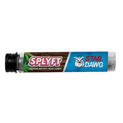 made by: SPLYFT price:£6.30 SPLYFT Cannabis Terpene Infused Hemp Blunt Cones – Stardawg next day delivery at Vape Street UK