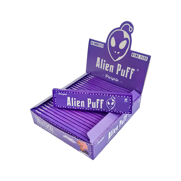 33 Alien Puff King Size Purple Rolling Papers ( HP2118 )