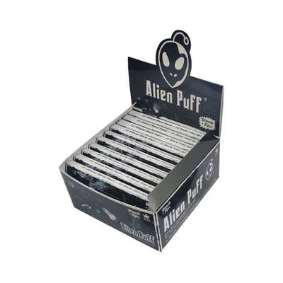 33 Alien Puff King Size Black Rolling Papers With Tips