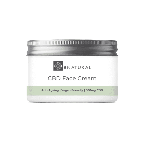 made by: Bnatural price:£16.15 Bnatural 500mg CBD Anti-Ageing CBD Face Cream - 50ml next day delivery at Vape Street UK