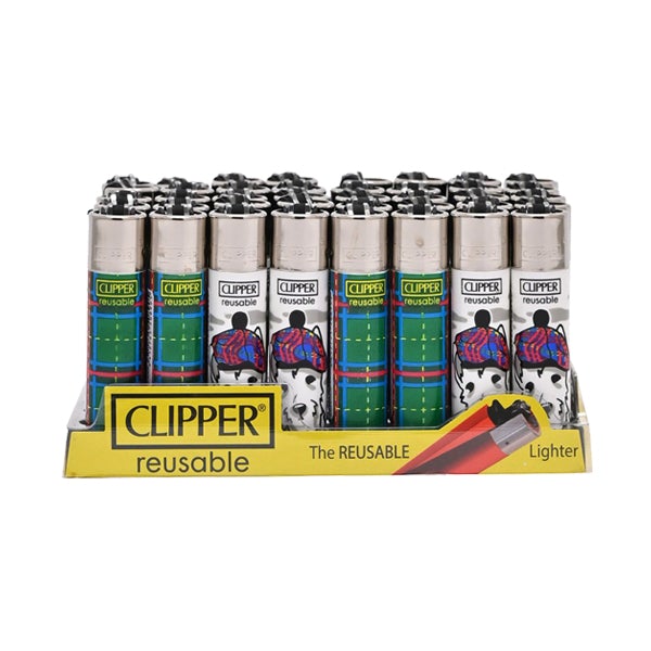 made by: Clipper price:£46.10 40 Clipper CP11RH Classic Flint Scotland 2 Lighters - CL5C079UKH next day delivery at Vape Street UK