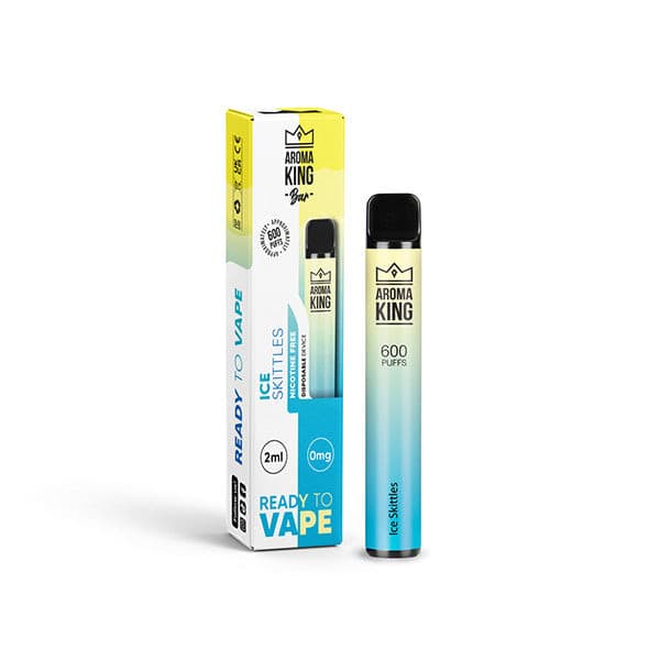 made by: Aroma King price:£4.32 0mg Aroma King Bar 600 Disposable Vape Device 600 Puffs next day delivery at Vape Street UK