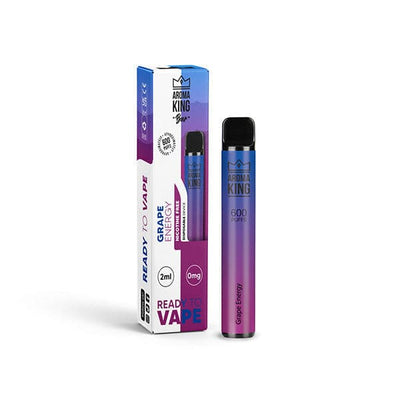 made by: Aroma King price:£4.32 0mg Aroma King Bar 600 Disposable Vape Device 600 Puffs next day delivery at Vape Street UK