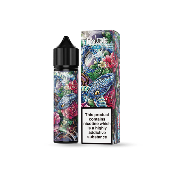 made by: Airscream price:£9.99 Ink Lords By Airscream 50ml Shortfill 0mg (70VG/30PG) next day delivery at Vape Street UK