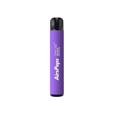 made by: AirsPops price:£4.50 19mg AirsPops One Use Disposable Vape Device 800 Puffs next day delivery at Vape Street UK