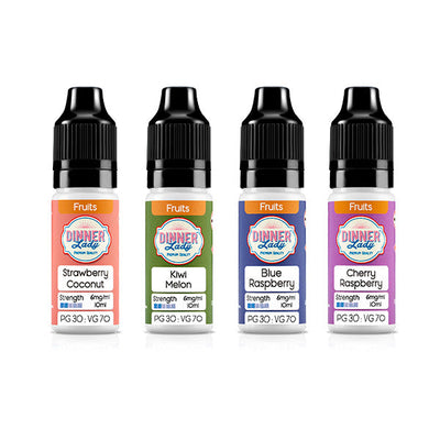 made by: Dinner Lady price:£2.60 6mg Dinner Lady 50:50 Fruits 10ml (50VG/50PG) next day delivery at Vape Street UK