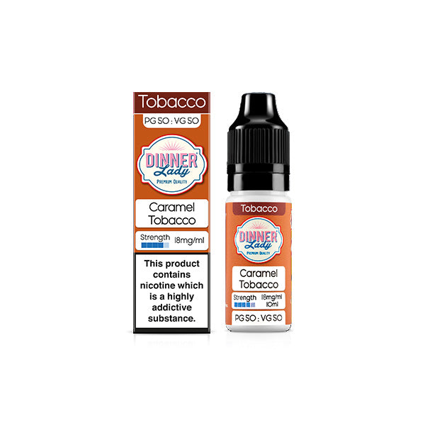 made by: Dinner Lady price:£2.60 18mg Dinner Lady 50:50 Tobacco 10ml (50VG/50PG) next day delivery at Vape Street UK