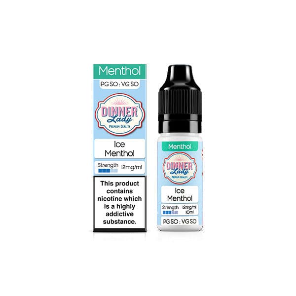 made by: Dinner Lady price:£2.60 12mg Dinner Lady 50:50 Menthol 10ml (50VG/50PG) next day delivery at Vape Street UK