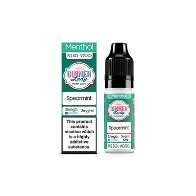 made by: Dinner Lady price:£2.60 3mg Dinner Lady 50:50 Menthol 10ml (50VG/50PG) next day delivery at Vape Street UK