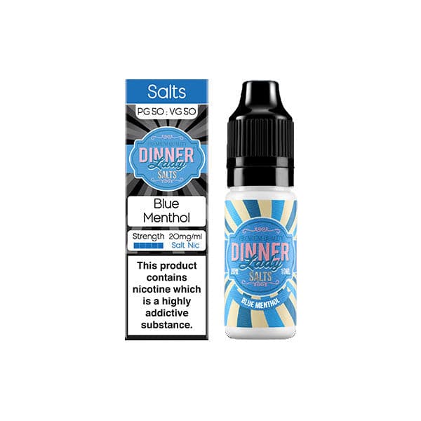 made by: Dinner Lady price:£3.99 20mg Dinner Lady Menthol Salts 10ml Nic Salts (50VG/50PG) next day delivery at Vape Street UK