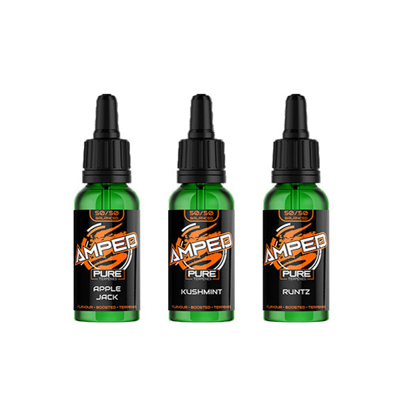 made by: Amped price:£7.74 Amped Balanced 50/50 Pure Terpenes - 2ml next day delivery at Vape Street UK