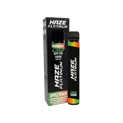 made by: Haze price:£10.80 Haze Platinum 1000mg CBD Disposable Vape Device 1500 Puffs next day delivery at Vape Street UK