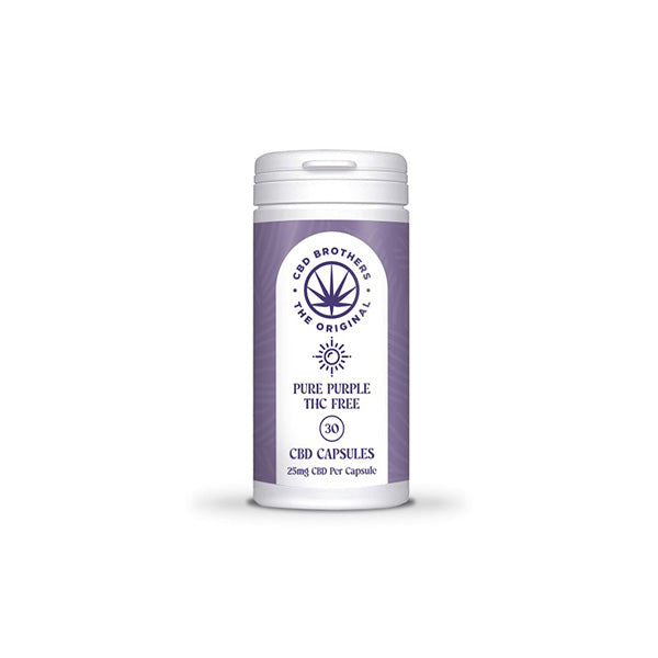 made by: CBD Brothers price:£36.00 CBD Brothers Pure Purple 750mg CBD Vegan Capsules - 30 Caps next day delivery at Vape Street UK