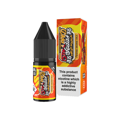 made by: Strapped price:£3.99 10mg Strapped Soda Salts 10ml Nic Salts (60VG/40PG) next day delivery at Vape Street UK