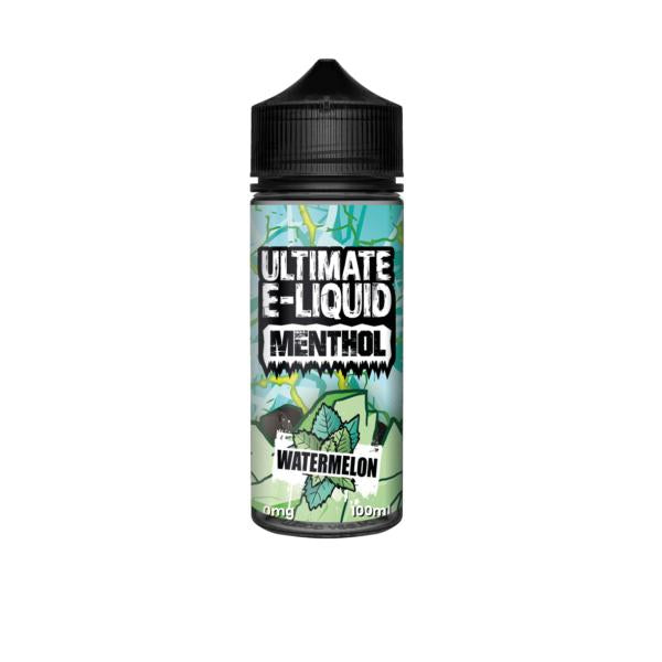 made by: Ultimate E-liquid price:£12.50 Ultimate E-liquid Menthol by Ultimate Puff 100ml Shortfill 0mg (70VG/30PG) next day delivery at Vape Street UK