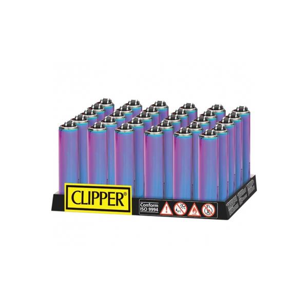 made by: Clipper price:£75.50 40 Clipper Micro Metal Metallic Mixed Icy Lighters next day delivery at Vape Street UK