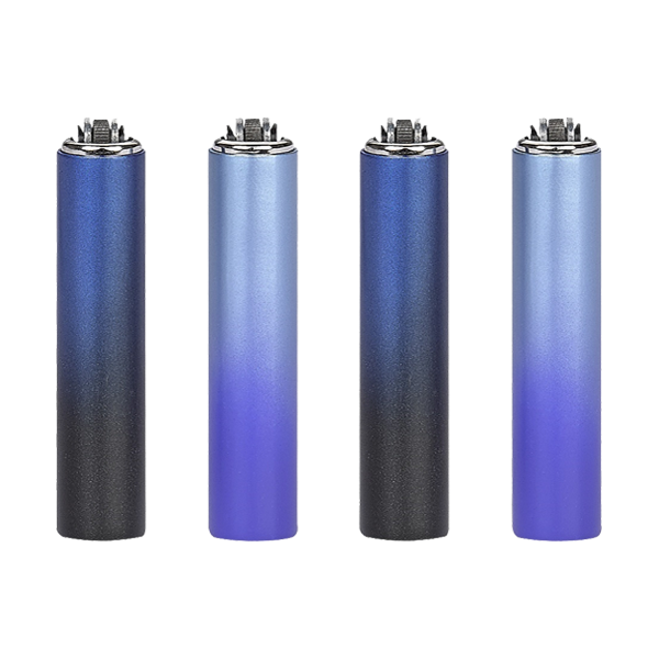 made by: Clipper price:£83.90 30 Clipper FCP22RH Classic Micro Blue Gradient Shiny Lighters next day delivery at Vape Street UK