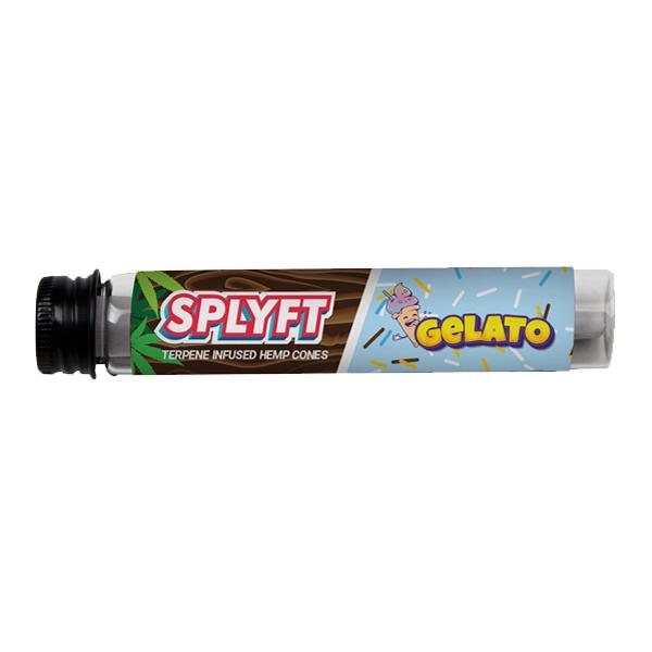 made by: SPLYFT price:£6.30 SPLYFT Cannabis Terpene Infused Hemp Blunt Cones – Gelato next day delivery at Vape Street UK