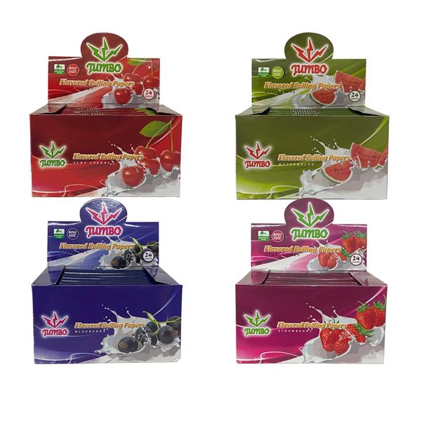 made by: Jumbo price:£11.03 24 Jumbo Flavoured King Size Rolling Papers next day delivery at Vape Street UK