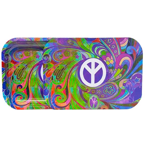 made by: Unbranded price:£11.55 Large Mixed Design Magnetic Metal Rolling Trays with Lid next day delivery at Vape Street UK