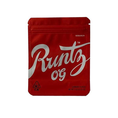 made by: Unbranded price:£0.42 Printed Mylar Zip Bag 3.5g Standard next day delivery at Vape Street UK