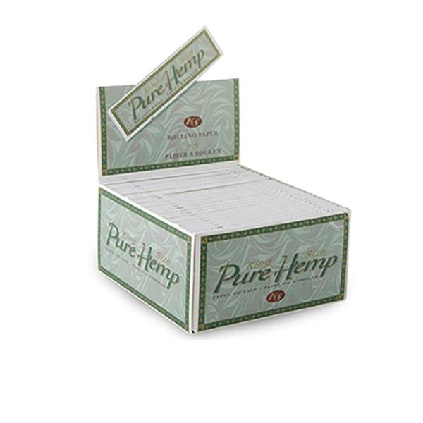 made by: Pure Hemp price:£30.45 50 Pure Hemp King Size Un-Bleached Rolling Papers next day delivery at Vape Street UK