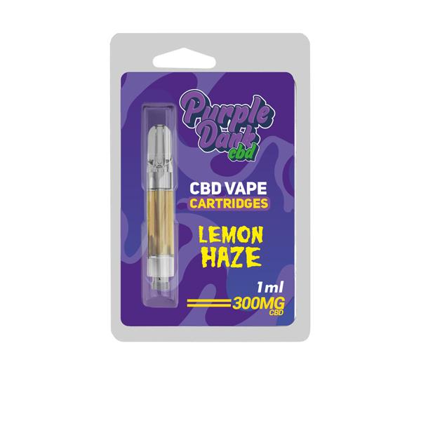 made by: Purple Dank price:£15.00 Purple Dabz CBD Vape Cartridges 300 & 600 MG - Lemon Haze next day delivery at Vape Street UK