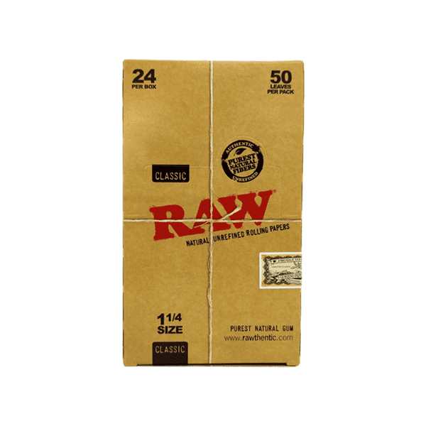 made by: Raw price:£15.23 24 Raw Classic 1 1/4 Size Rolling Papers next day delivery at Vape Street UK