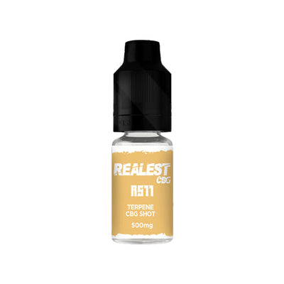 made by: Realest CBD price:£11.00 Realest CBD 500mg Terpene Infused CBG Booster Shot 10ml (BUY 1 GET 1 FREE) next day delivery at Vape Street UK