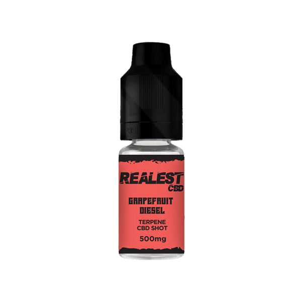made by: Realest CBD price:£9.00 Realest CBD 500mg Terpene Infused CBD Booster Shot 10ml (BUY 1 GET 1 FREE) next day delivery at Vape Street UK