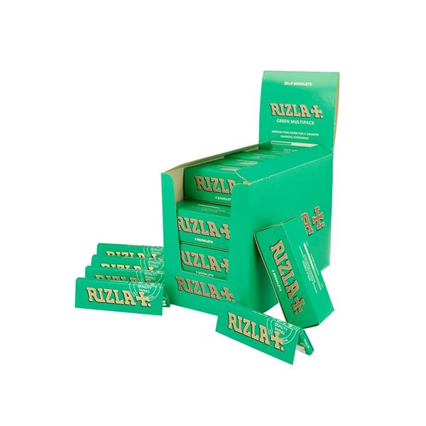 made by: Rizla price:£38.01 100 Green Multipack Regular Rizla Rolling Papers next day delivery at Vape Street UK