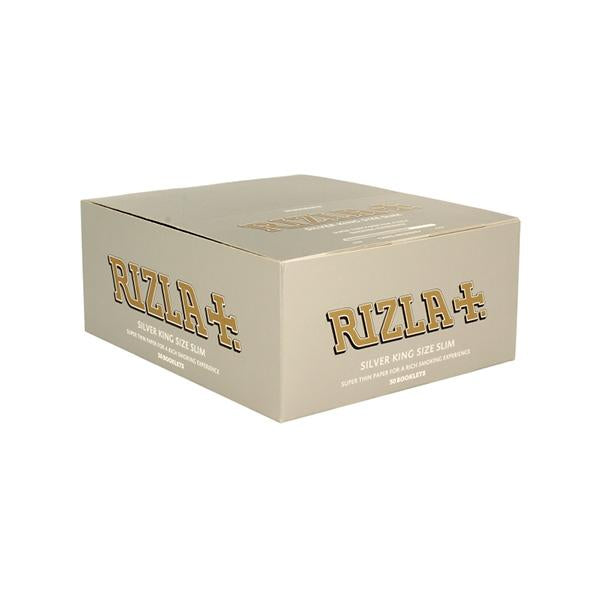 made by: Rizla price:£26.25 50 Silver King Size Slim Rizla Rolling Papers next day delivery at Vape Street UK