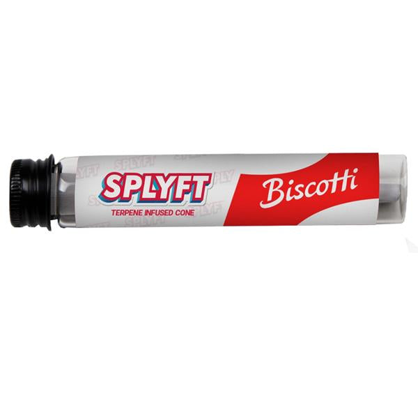 made by: SPLYFT price:£5.25 SPLYFT Cannabis Terpene Infused Rolling Cones – Biscotti next day delivery at Vape Street UK