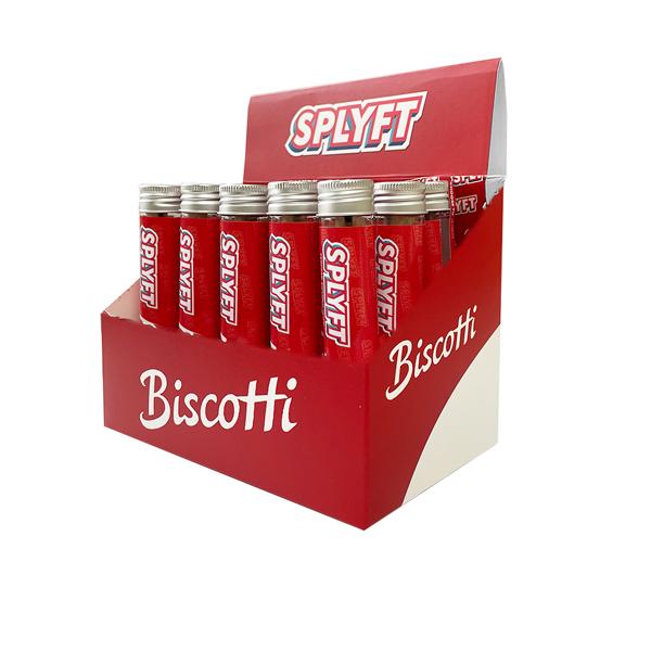 made by: SPLYFT price:£5.25 SPLYFT Cannabis Terpene Infused Rolling Cones – Biscotti next day delivery at Vape Street UK