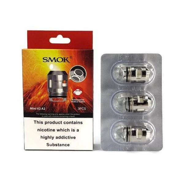 made by: Smok price:£10.00 Smok Mini V2 A2 Coil - 0.2 Ohm next day delivery at Vape Street UK