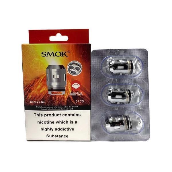 made by: Smok price:£7.20 Smok Mini V2 A3 Coil - 0.15 Ohm next day delivery at Vape Street UK