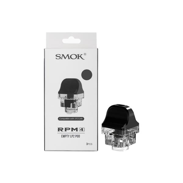 made by: Smok price:£5.12 Smok RPM 4 Empty LP2 Large Replacement Pods next day delivery at Vape Street UK