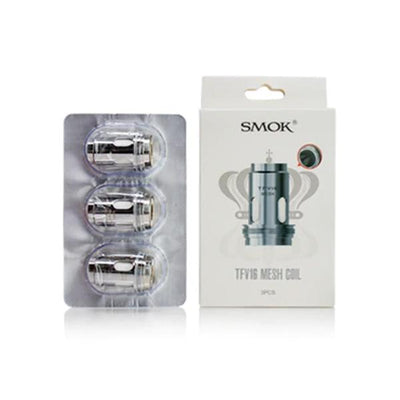 made by: Smok price:£9.84 Smok TFV16 Mesh Coils Single / Dual / Triple next day delivery at Vape Street UK
