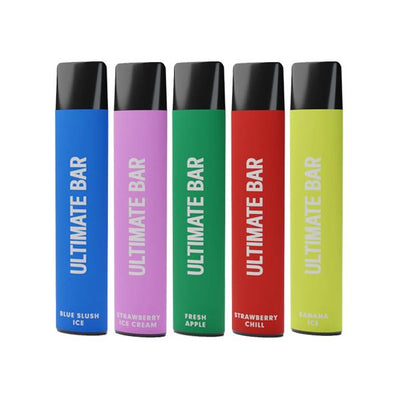 made by: Ultimate Juice price:£3.78 10mg Ultimate Bar Disposable Nic Salt Pod 575 Puffs next day delivery at Vape Street UK