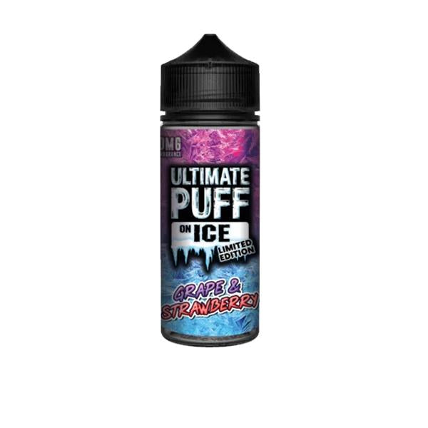 made by: Ultimate Puff price:£12.50 Ultimate Puff On Ice 0mg 100ml Shortfill (70VG/30PG) next day delivery at Vape Street UK