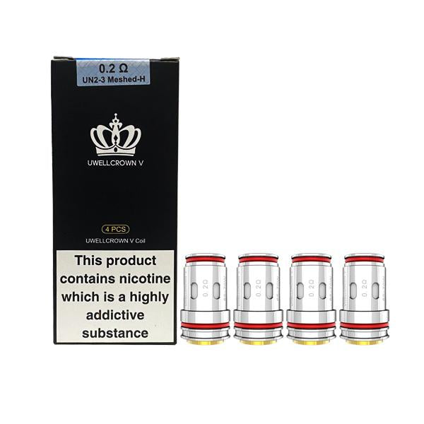 made by: Uwell price:£10.00 Uwell Crown V Replacement Mesh Coil Single / Dual / Triple next day delivery at Vape Street UK