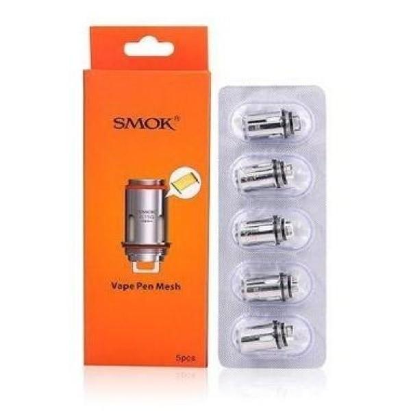 made by: Smok price:£12.40 Smok Vape Pen Mesh Coil - 0.15 Ohm next day delivery at Vape Street UK